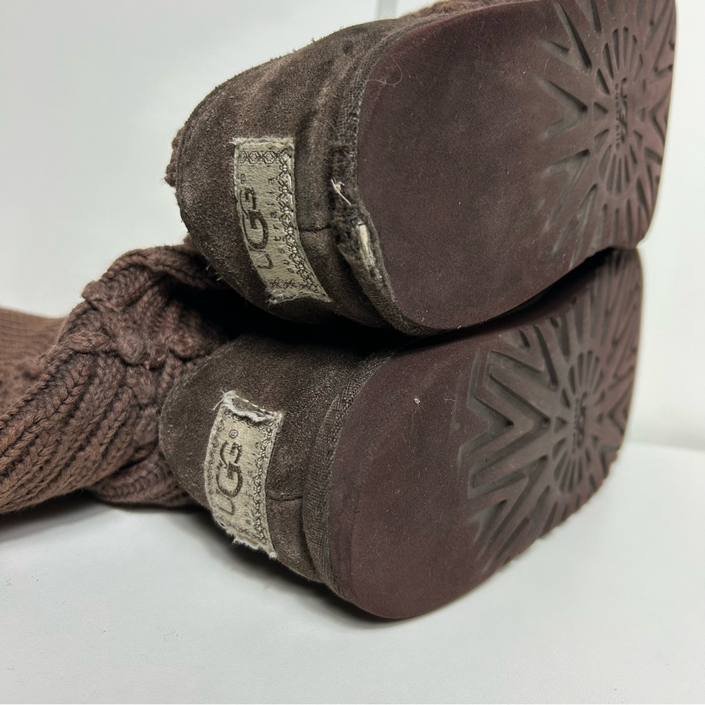 Ugg argyle knit brown boots - Picture 8 of 9